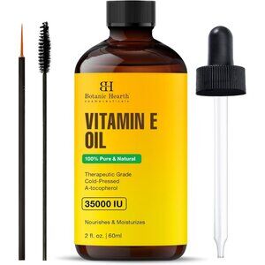 Botanic Hearth Vitamin E Oil Hair & Body Oil with Eyebrow & Eyelash Brush